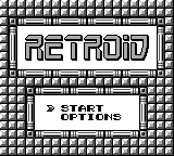 Retroid (Homebrew) — Title screen